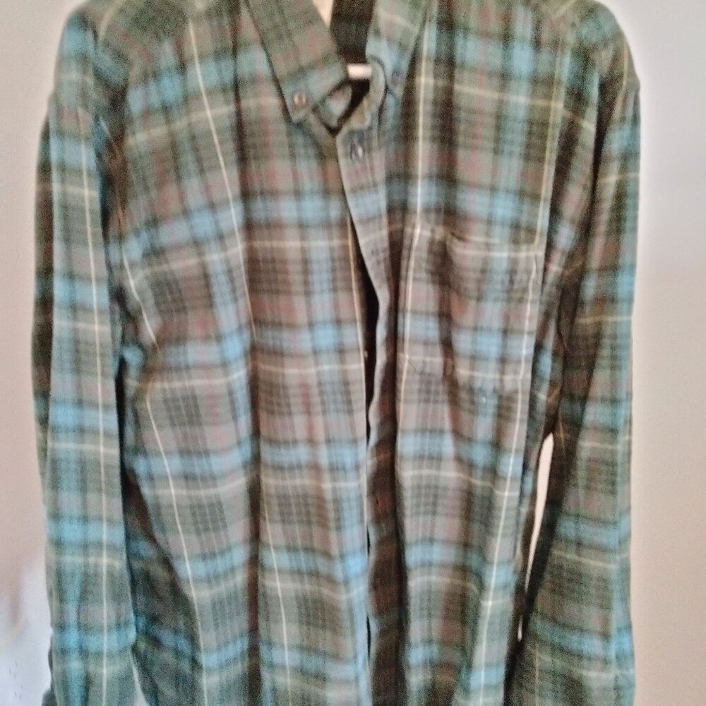 Men's L.L. Bean XL Plai Flannel Shirt